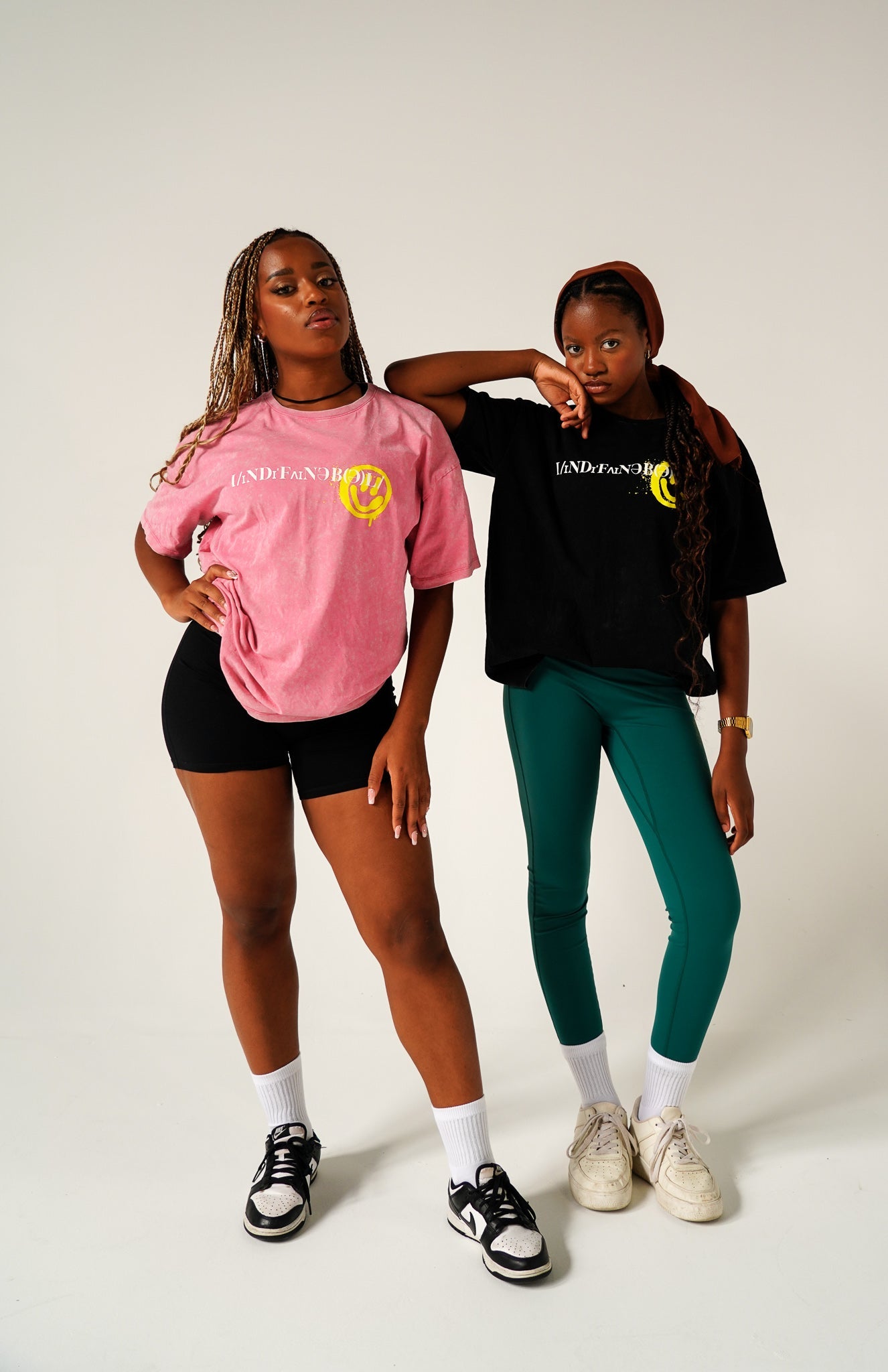 Oversized Crewneck Indefinable T-shirt | Powdered Pink