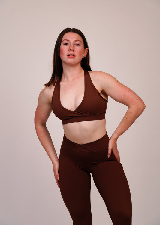 Momentum Sports Bra | Cocoa Brown