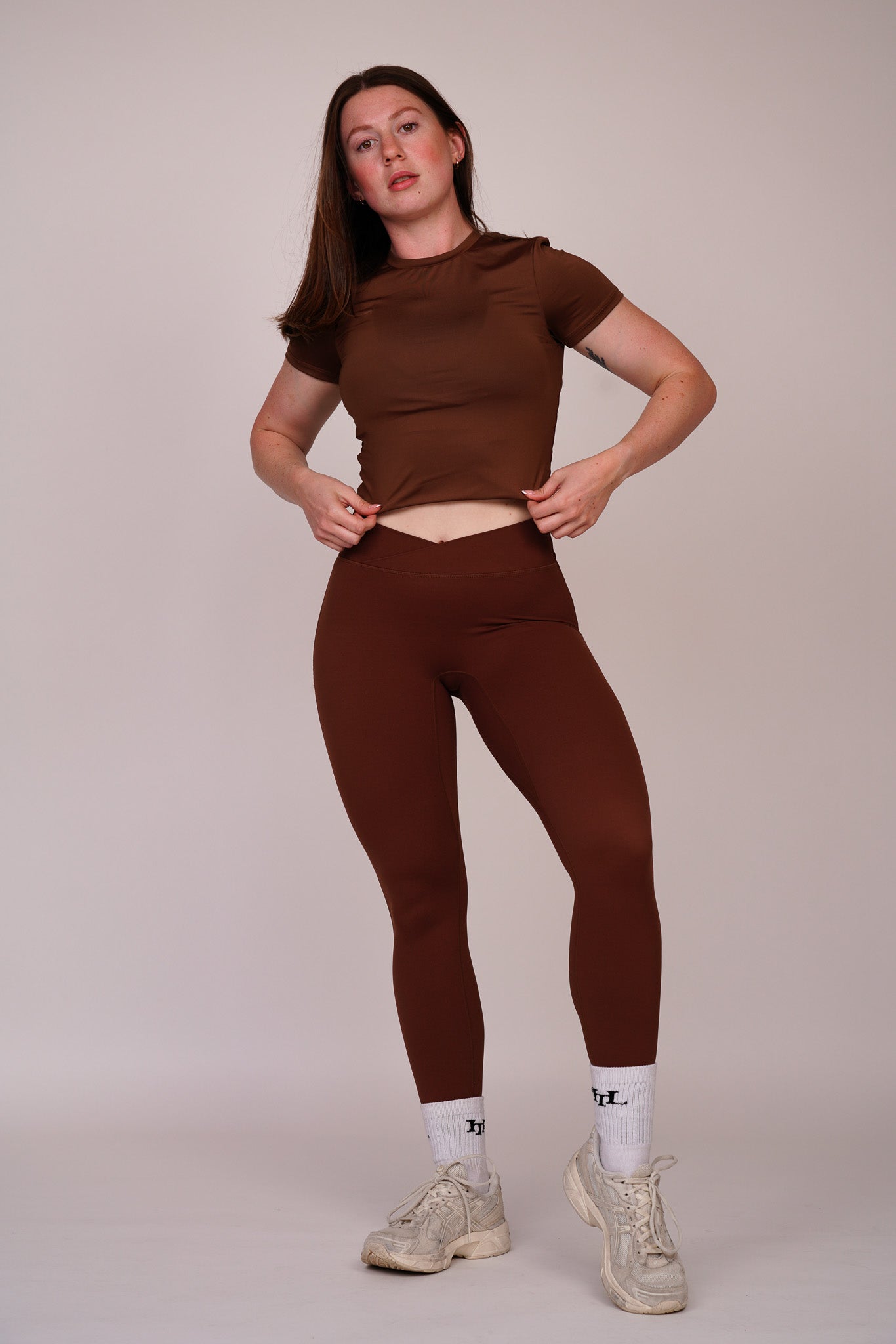 Balance Fitted-T | Cocoa Brown
