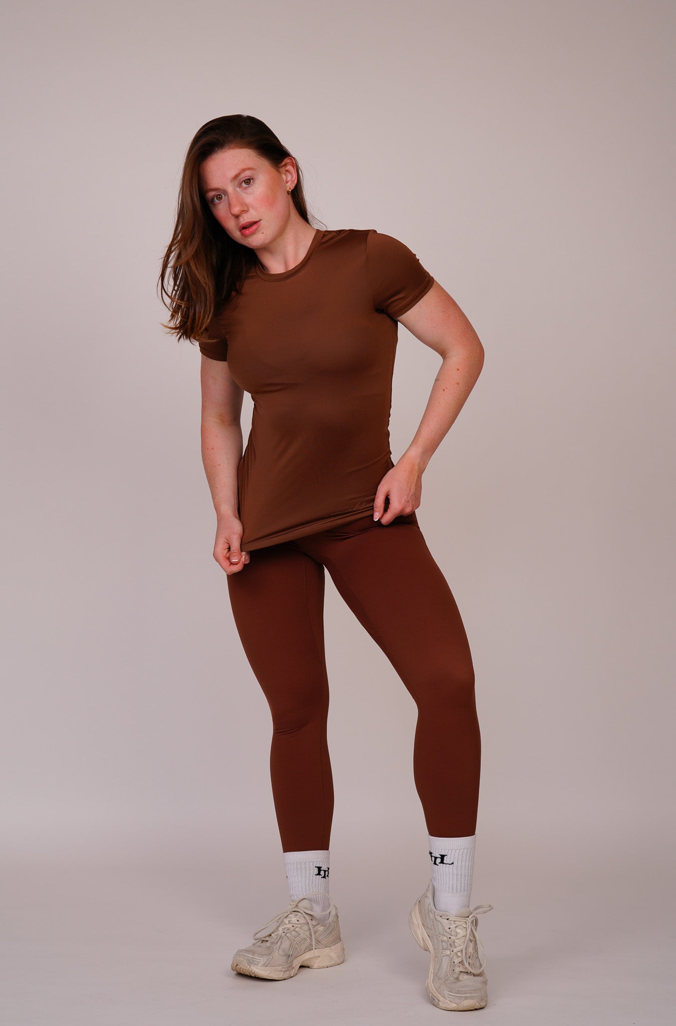 Balance Fitted-T | Cocoa Brown